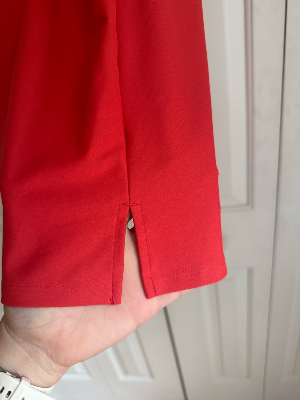 Old Navy Women’s PowerSoft Cami Athletic Red & White Activewear Dress Size Large - Picture 7 of 8